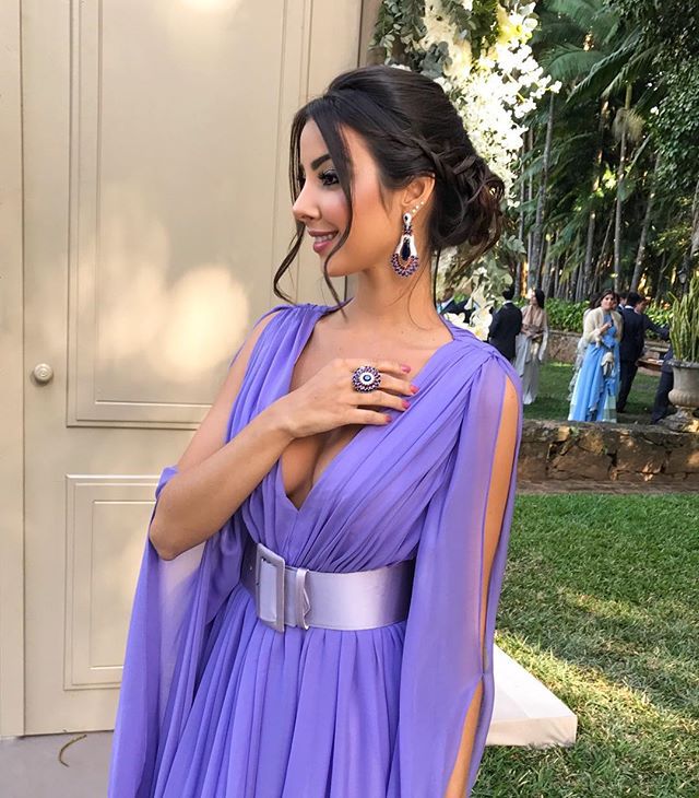 Women's Dress Deep V Waist