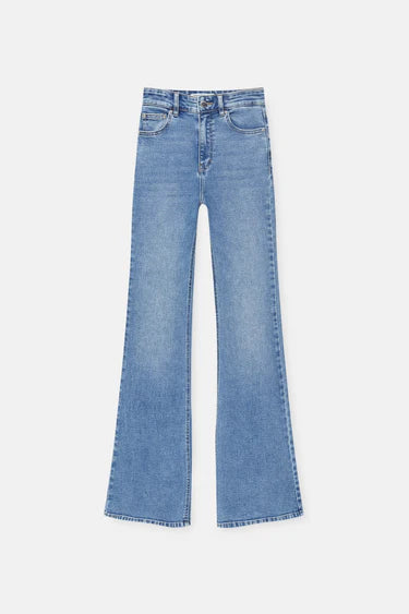 Butterfly cut jeans for women's