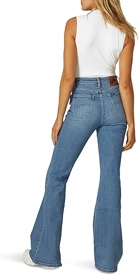 Butterfly cut jeans for women's